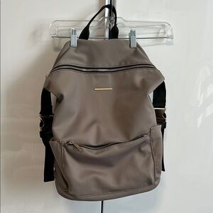 ALDO NWOT Taupe Gold Hardware Satiny Backpack